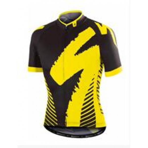 2016 Specialized Comp Racing Ss jaune Radtrikot Kurzarm XYCI941