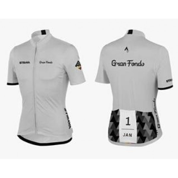 2016 Strava Radtrikot Kurzarm grau LBNT111