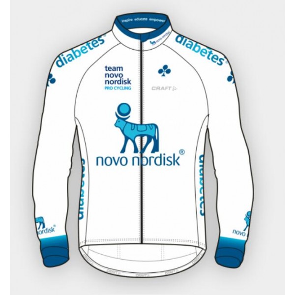 2016 Team Novo nordisk Fahrradtrikot Langarm IRCP623
