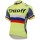 2016 Tinkoff Saxo Bank Russo Fluo Light Radtrikot Kurzarm RILI544