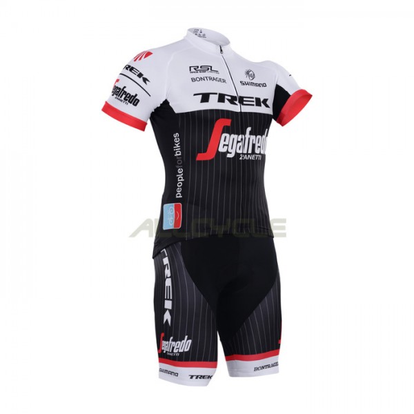 2016 Trek Segafredo Radbekleidung Radtrikot Kurzarm und Fahrradhosen Kurz VOFD330