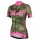 2017 Damen Ale Graphics PRR Camo Grün-Rose Radtrikot Kurzarm 232VRUV