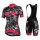 2017 Damen Ale Graphics PRR Camo Schwarz-Rose Fahrradbekleidung Satz Radtrikot Kurzarm+Kurz Trägerhose 667LXWP