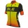 2017 Damen Ale R-EV1 Rumbles Radtrikot Kurzarm Orange Gelb Fluo 833ROSR