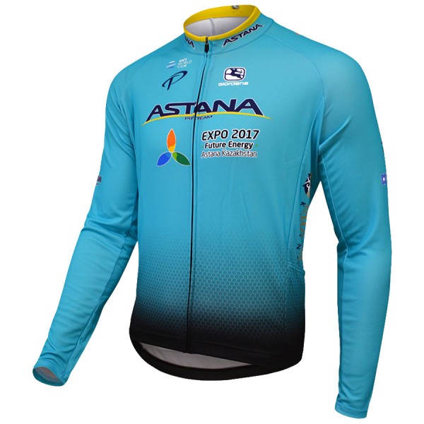 Astana Pro 2017 Radtrikot Langarm 513DKPO