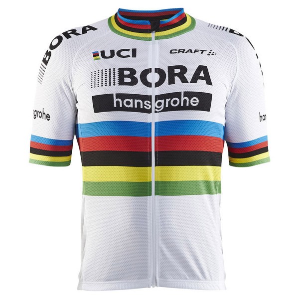 BORA Hansgrohe Pro Team 2017 UCI World Champion Radtrikot Kurzarm 558XBDD