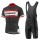 2017 Giant Rot Schwarz Fahrradbekleidung Satz Radtrikot Kurzarm+Kurz Trägerhose 232IMKH