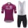 Giro d'Italia 2017 Cyclamen Fahrradbekleidung Satz Radtrikot Kurzarm+Kurz Trägerhose 469ONWE