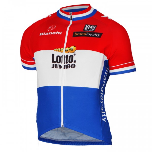 2017 LOTTO JUMBO Netherlands Radtrikot Kurzarm 815LLTF