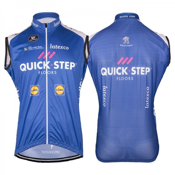 Quick Step Floors 2017 Pro ärmelloses Trikot Blau 536UYZZ