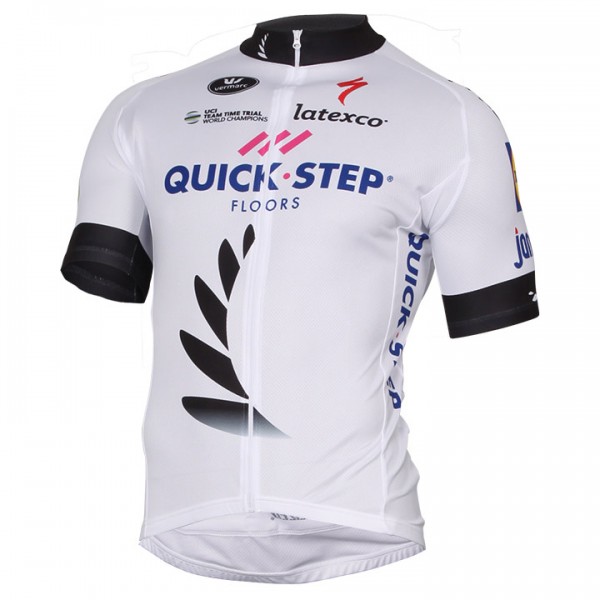 Quick Step Floors 2017 Weiß Radtrikot Kurzarm 805JYBW