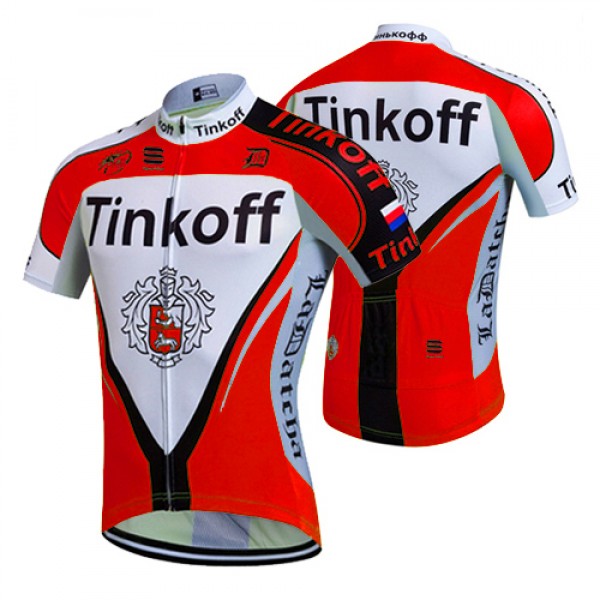 2017 Tinkoff Rot Radtrikot Kurzarm 904DWBQ