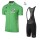 2017 Tour de France Grün Fahrradbekleidung Satz Radtrikot Kurzarm+Kurz Trägerhose Schwarz 132RXEO