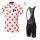 2017 Tour de France Polka Dot Fahrradbekleidung Satz Radtrikot Kurzarm+Kurz Trägerhose Schwarz 553KCJG